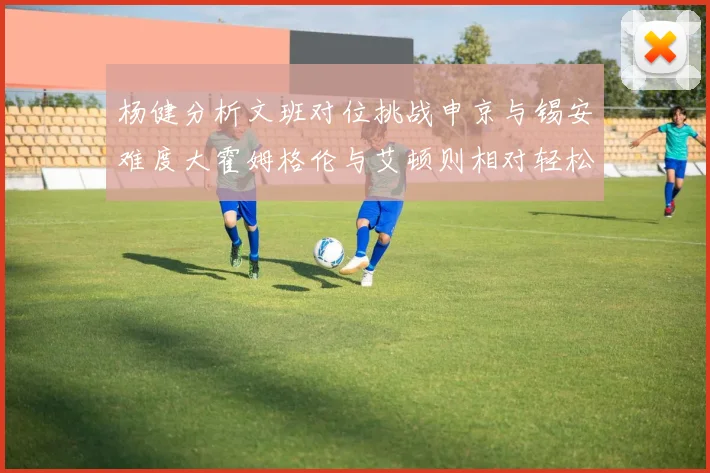 杨健分析文班对位挑战申京与锡安难度大霍姆格伦与艾顿则相对轻松